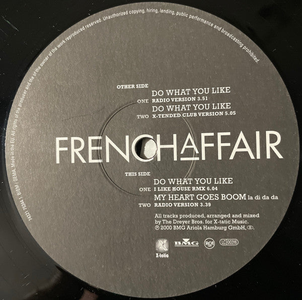 French Affair - Do What You Like