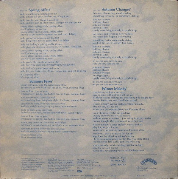 Donna Summer - Four Seasons Of Love