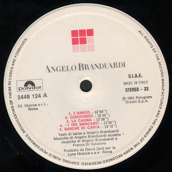 Angelo Branduardi - Angelo Branduardi