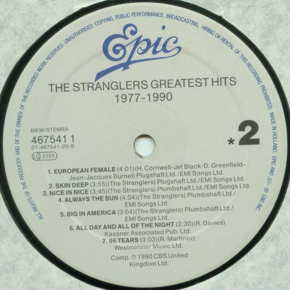 The Stranglers - Greatest Hits 1977 - 1990