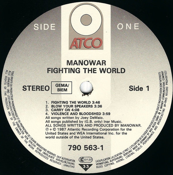 Manowar - Fighting The World