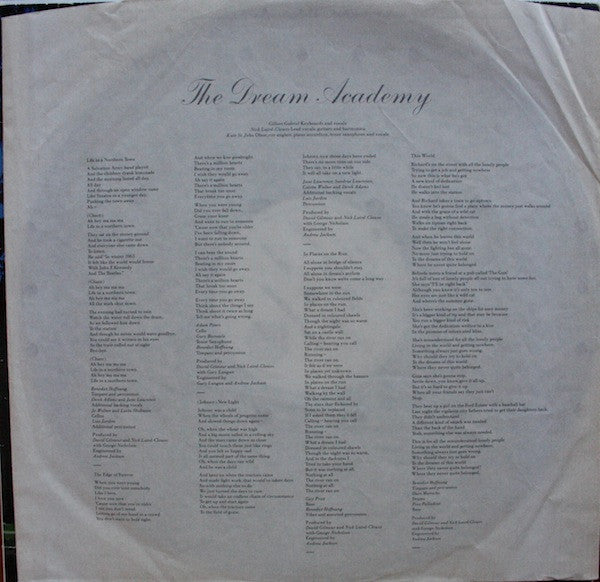 The Dream Academy - The Dream Academy