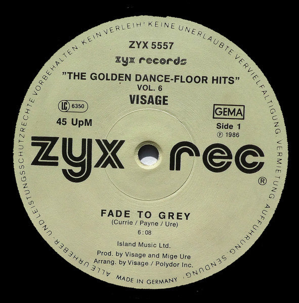 Visage - Fade To Grey / Shake Your Groove Thing
