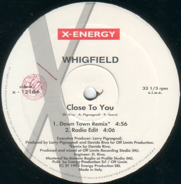 Whigfield - Close To You
