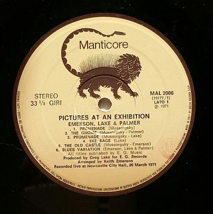 Emerson, Lake & Palmer - Pictures At An Exhibition