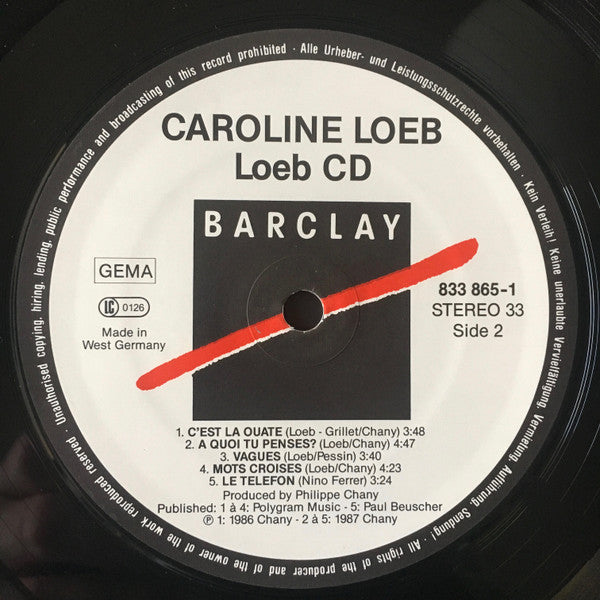 Caroline Loeb - Loeb C.D.
