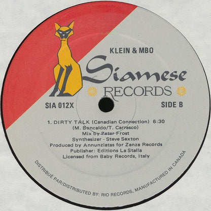 Klein & M.B.O. - Dirty Talk