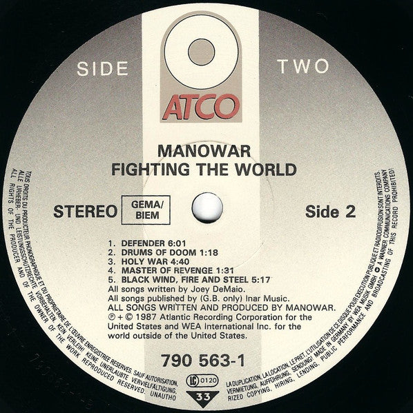 Manowar - Fighting The World