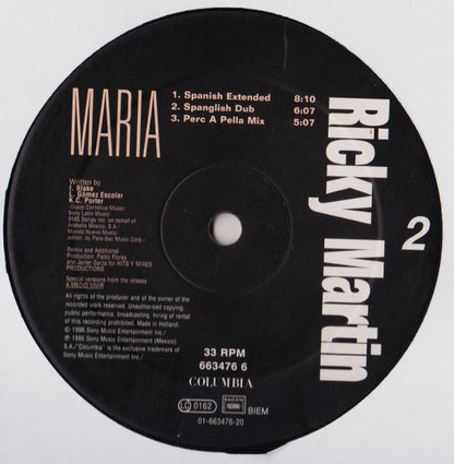 Ricky Martin - Maria (Remixes)