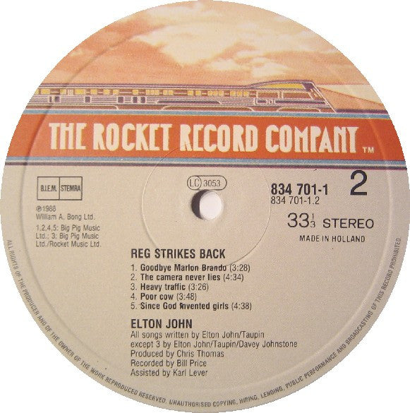 Elton John - Reg Strikes Back
