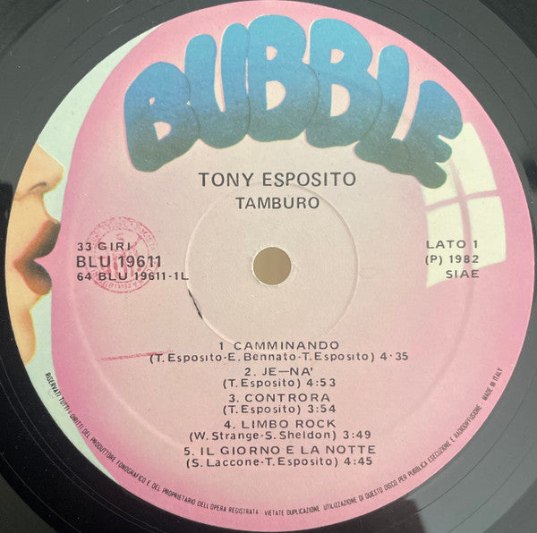 Tony Esposito - Tamburo
