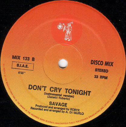 Savage - Don't Cry Tonight
