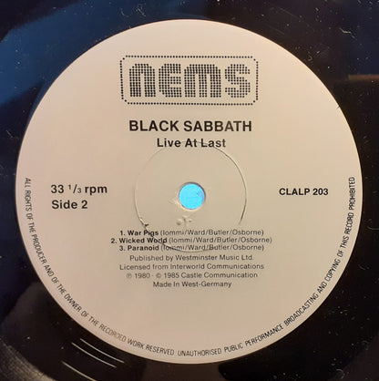 Black Sabbath - Live At Last