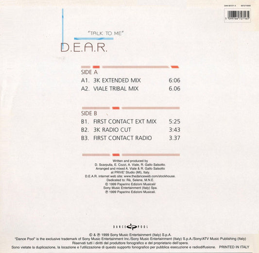 D.E.A.R. - Talk To Me