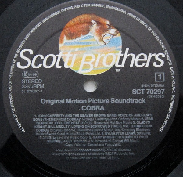 Various - Cobra (Original Motion Picture Soundtrack)