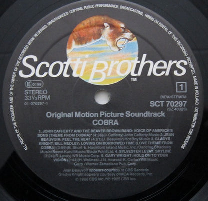 Various - Cobra (Original Motion Picture Soundtrack)
