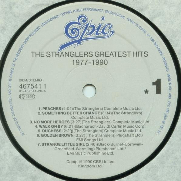 The Stranglers - Greatest Hits 1977 - 1990