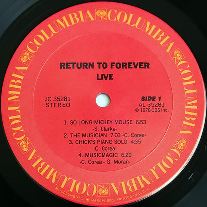 Return To Forever - Live