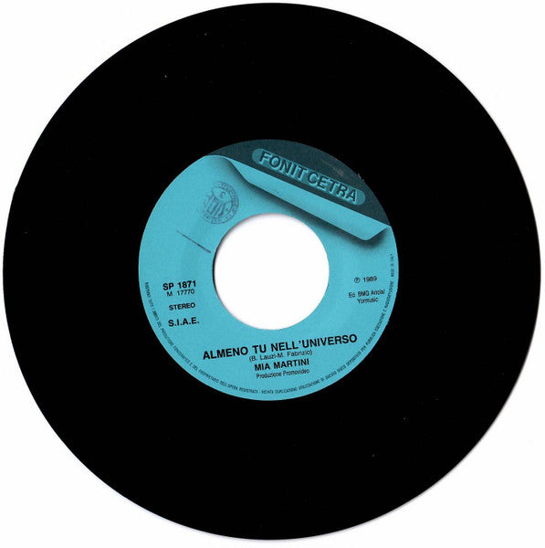Mia Martini - Almeno Tu Nell'Universo (7")