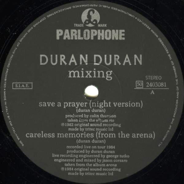 Duran Duran - Mixing