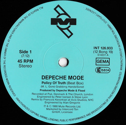 Depeche Mode - Policy Of Truth