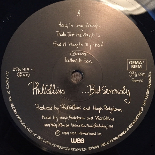 Phil Collins - ...But Seriously