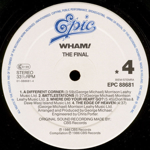 Wham! - The Final