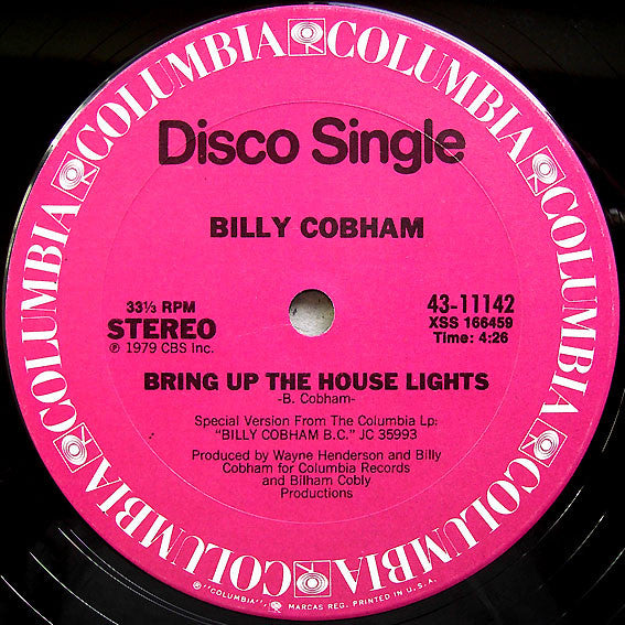 Billy Cobham - What Is Your Fantasy / Bring Up The House Lights