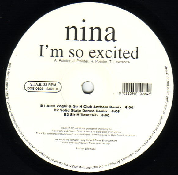 Nina Badrić - I'm So Excited