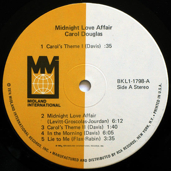 Carol Douglas - Midnight Love Affair