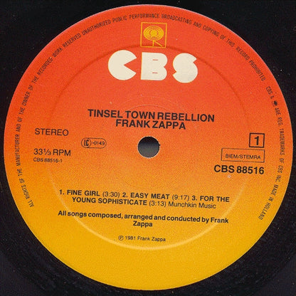 Frank Zappa - Tinsel Town Rebellion