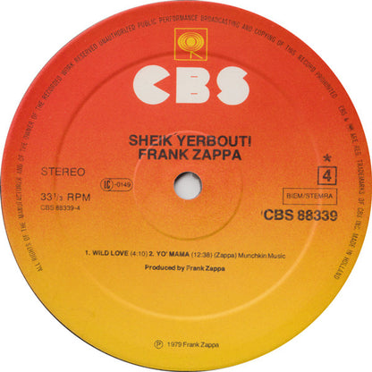 Frank Zappa - Sheik Yerbouti