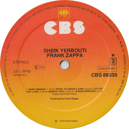 Frank Zappa - Sheik Yerbouti
