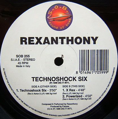 Rexanthony - Technoshock Six - Y