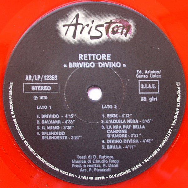 Rettore - Brivido Divino