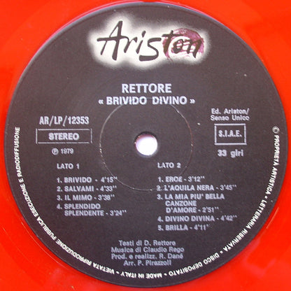 Rettore - Brivido Divino