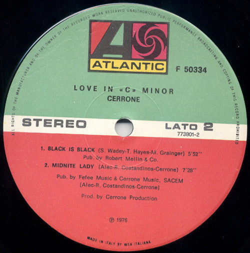 Cerrone - Love In C Minor