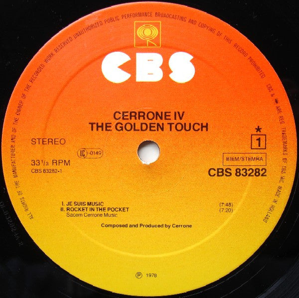 Cerrone - Cerrone IV - The Golden Touch
