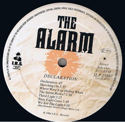 The Alarm - Declaration