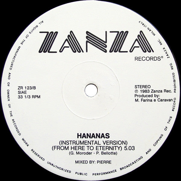 Hananas - From Here To Eternity