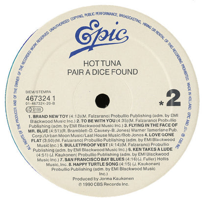 Hot Tuna - Pair A Dice Found