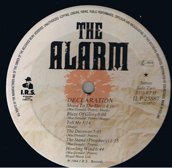 The Alarm - Declaration