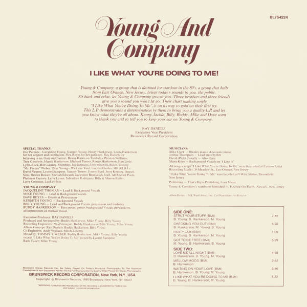 Young & Company - I Like What You're Doing To Me!