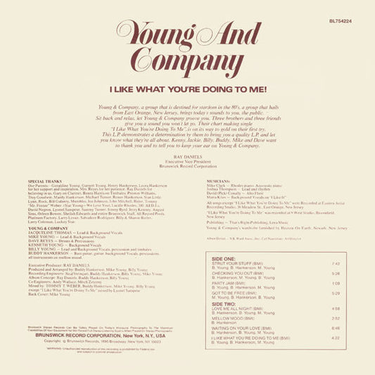 Young & Company - I Like What You're Doing To Me!