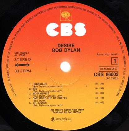 Bob Dylan - Desire