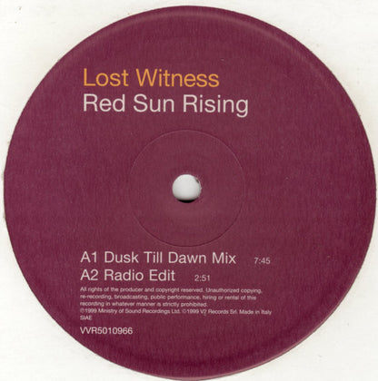 Lost Witness - Red Sun Rising