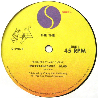 The The - Uncertain Smile