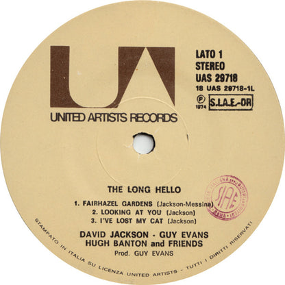 David Jackson, Guy Evans, Hugh Banton & Friends ‎– The Long Hello