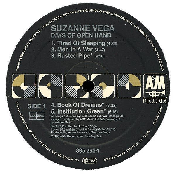 Suzanne Vega - Days Of Open Hand