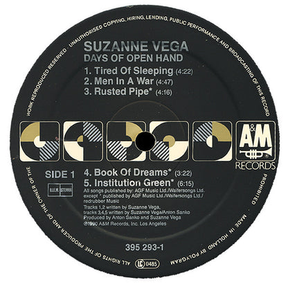 Suzanne Vega - Days Of Open Hand